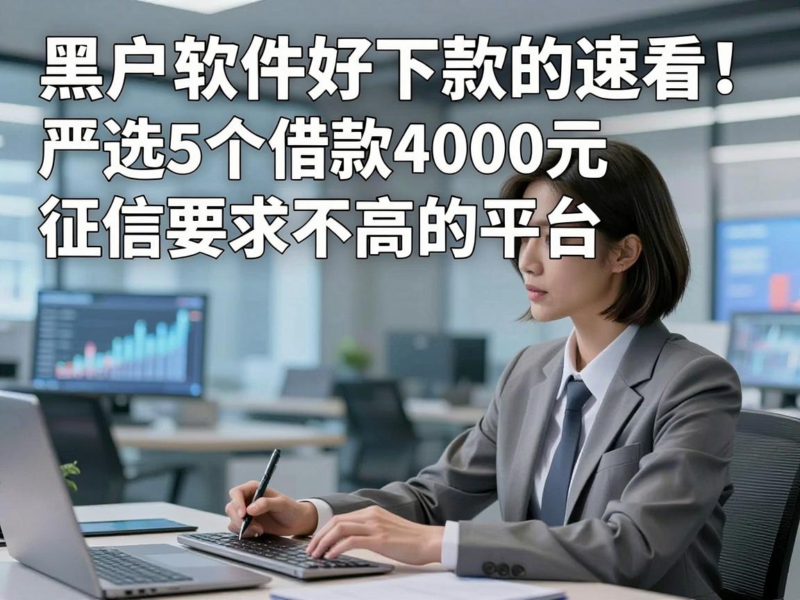 黑户软件好下款的速看!严选5个借款4000元征信要求不高的平台