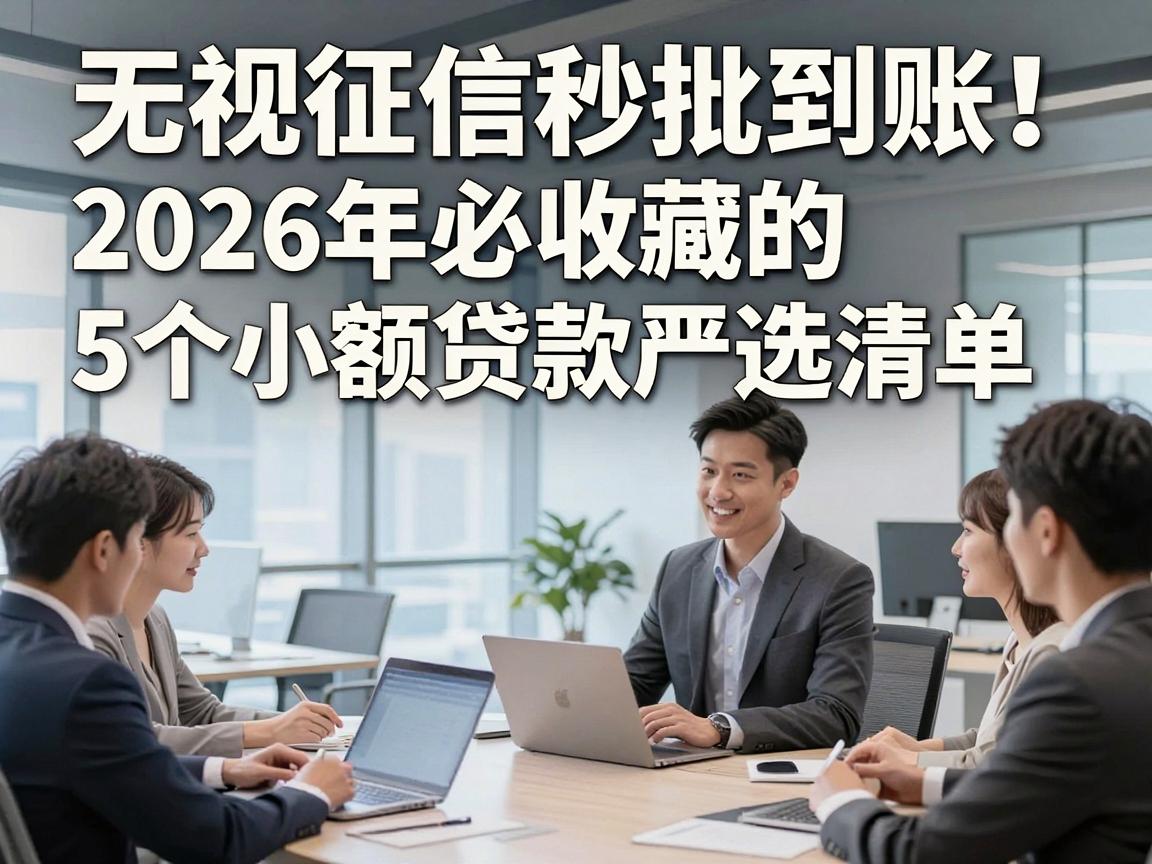 无视征信秒批到账！2026年必收藏的5个小额贷款严选清单