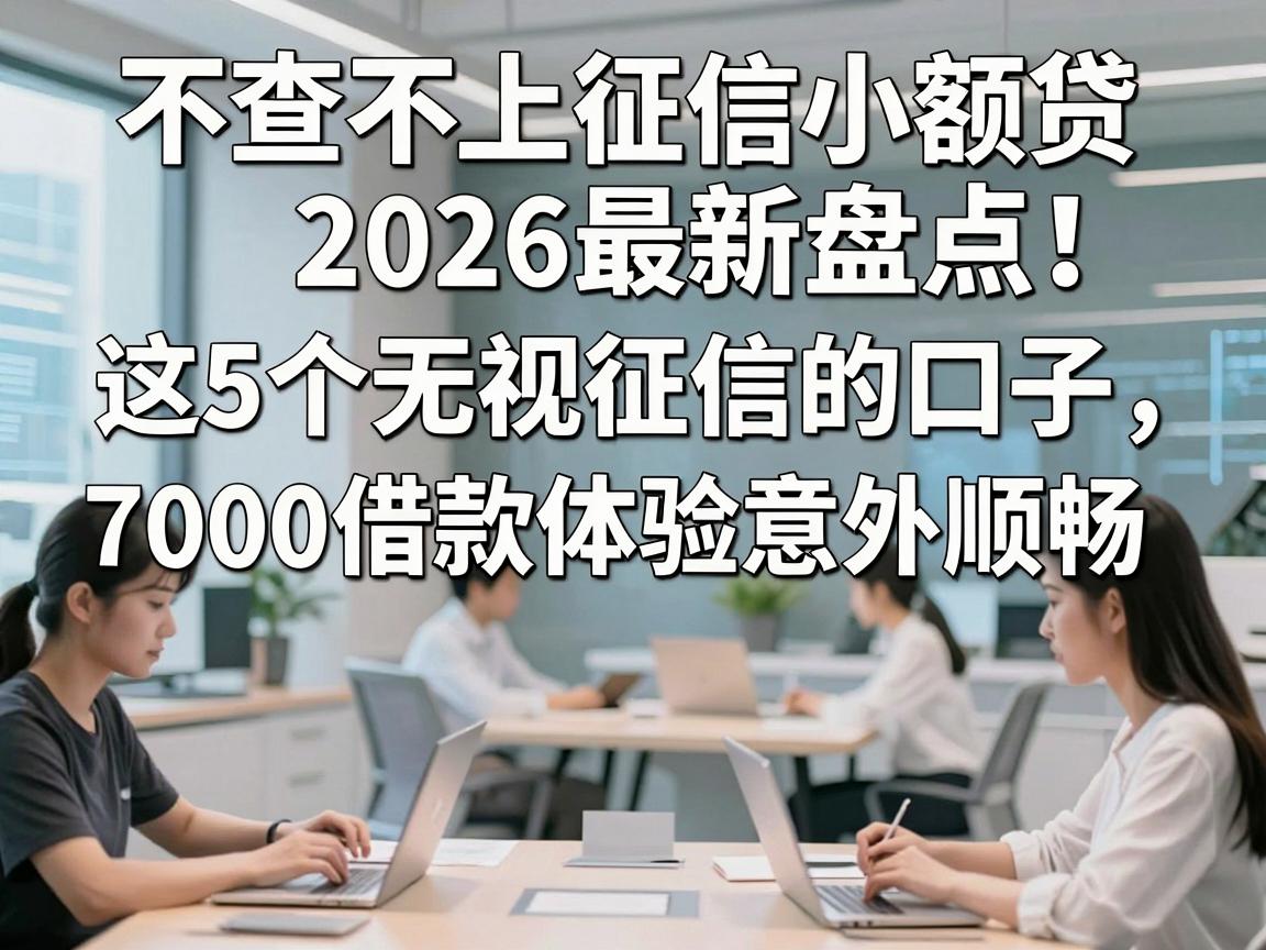 不查不上征信小额贷2026最新盘点！这5个无视征信的口子，7000借款体验意外顺畅