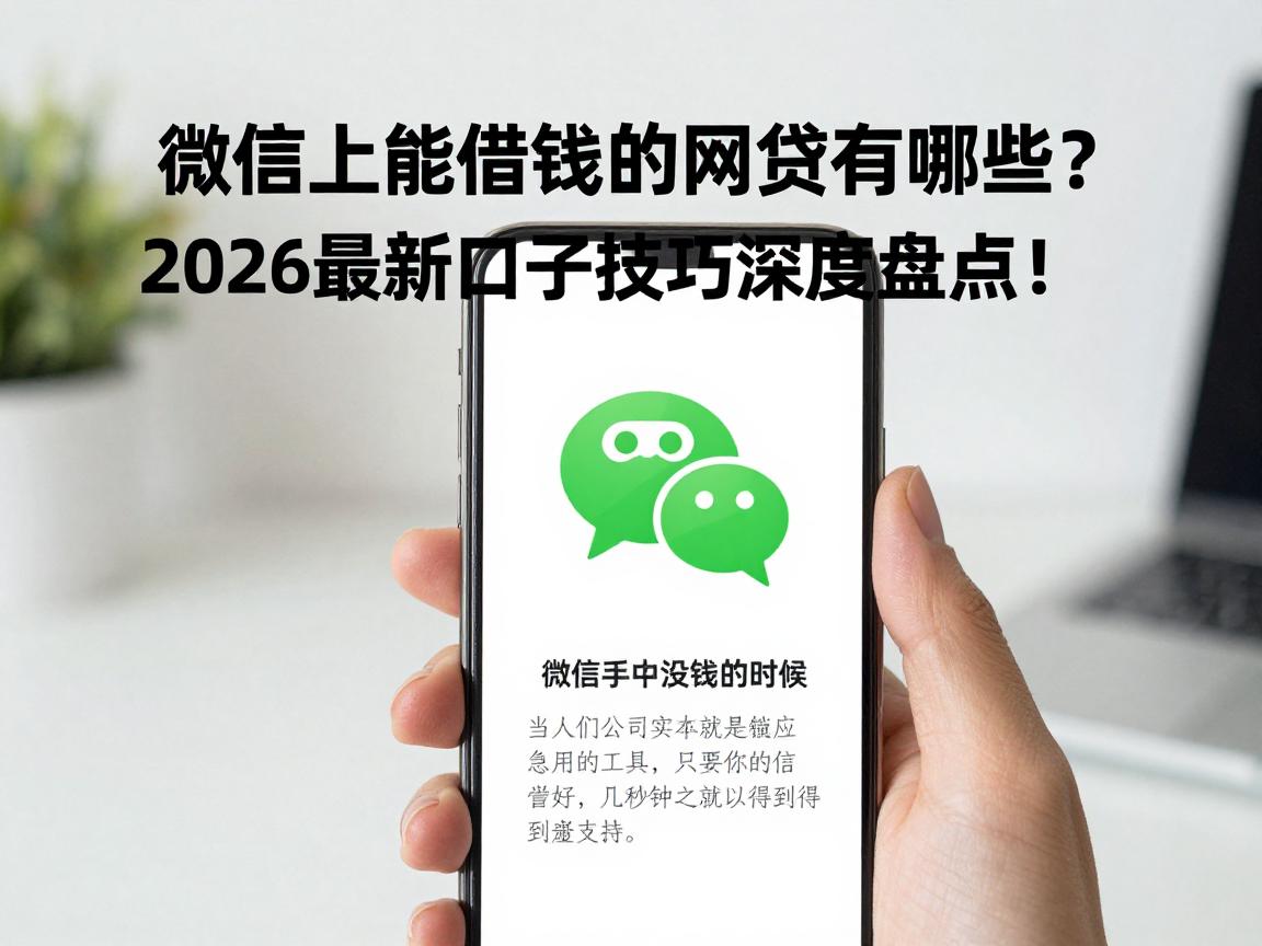 微信上能借钱的网贷有哪些?2026最新口子技巧深度盘点!