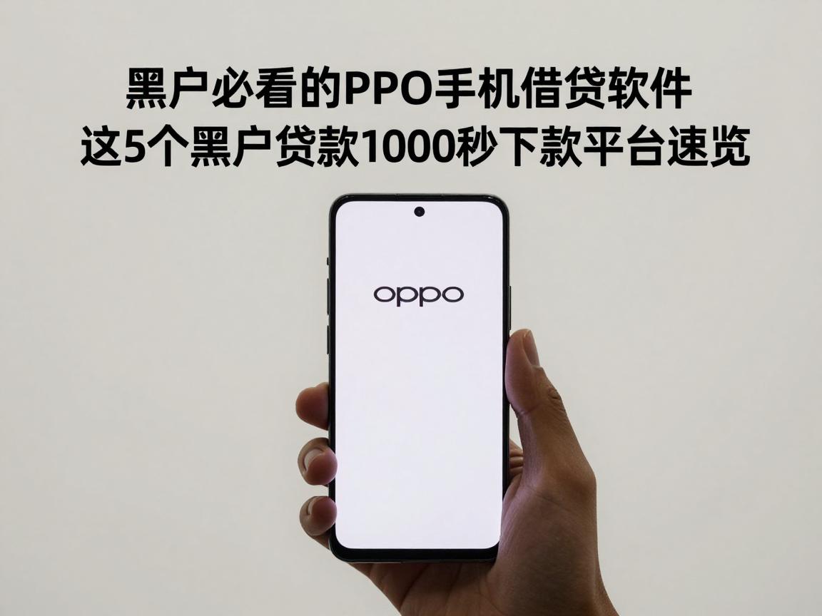 黑户必看的OPPO手机借钱软件,这5个黑户贷款1000秒下款平台速览