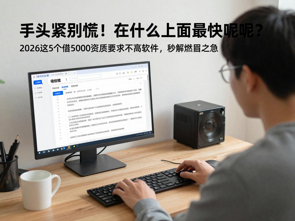 手头紧别慌!在什么上面借钱最快呢?2026这5个借5000资质要求不高软件,秒解燃眉之急
