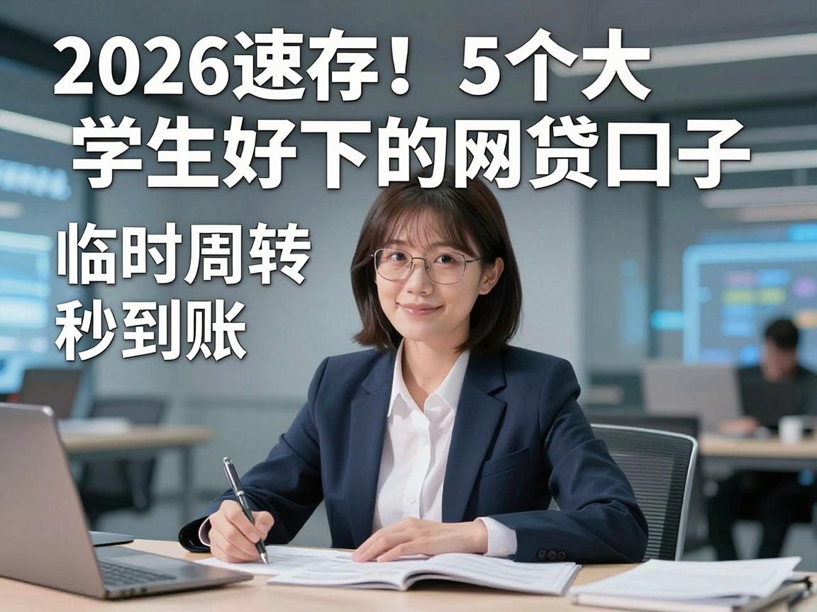 2026速存!5个大学生好下的网贷口子,临时周转秒到账