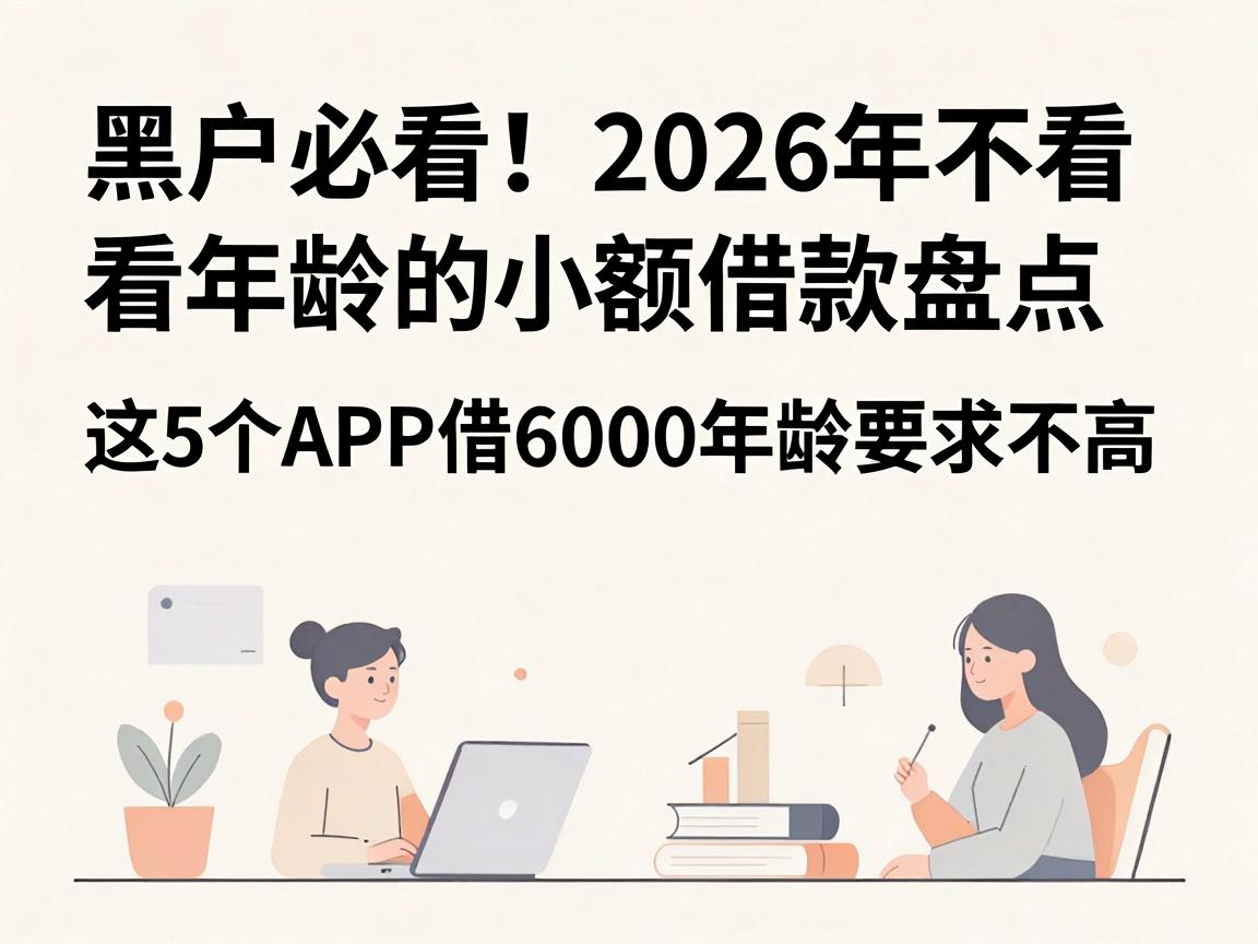 黑户必看!2026年不看年龄的小额借款盘点,这5个APP借6000年龄要求不高