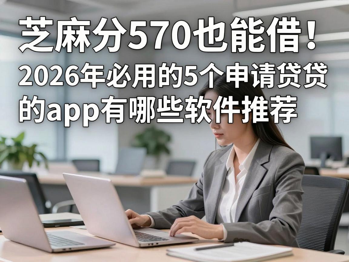 芝麻分570也能借！2026年必用的5个申请贷款的app有哪些软件推荐