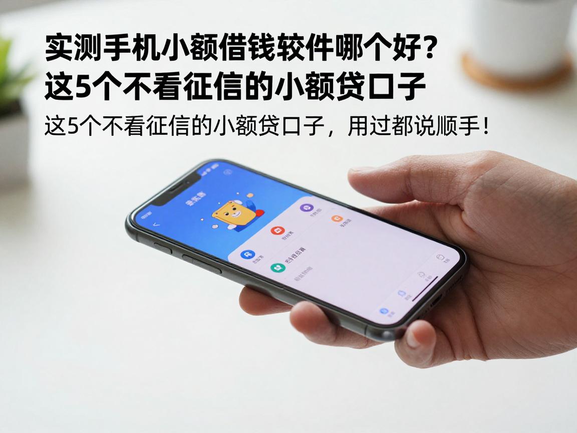 实测手机小额借钱软件哪个好?这5个不看征信的小额贷口子,用过都说顺手!
