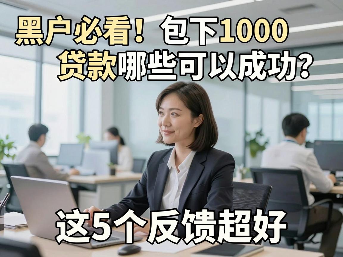 黑户必看!包下1000贷款哪些可以成功?这5个反馈超好