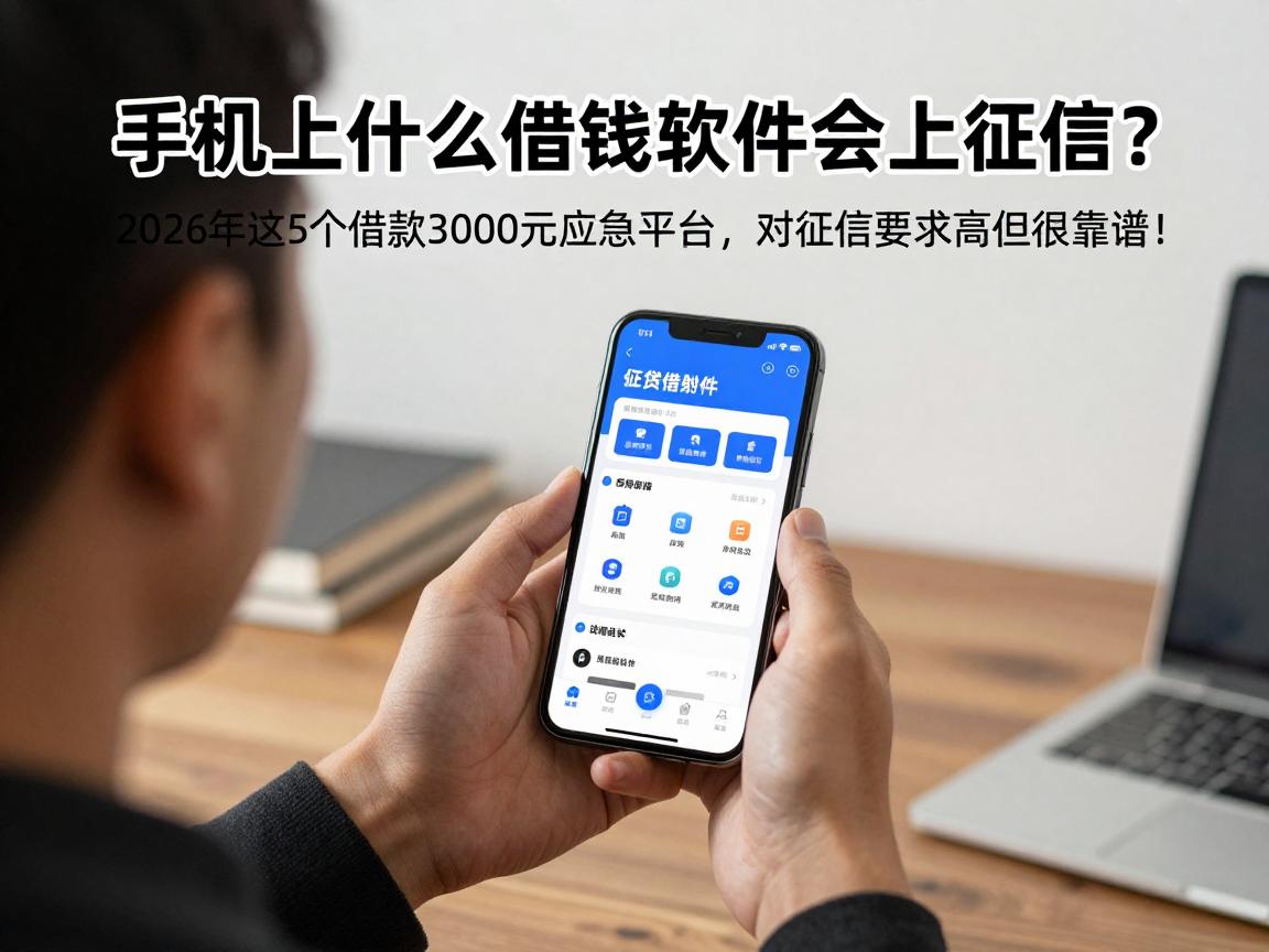 手机上什么借钱软件会上征信?2026年这5个借款3000元应急平台,对征信要求高但很靠谱!
