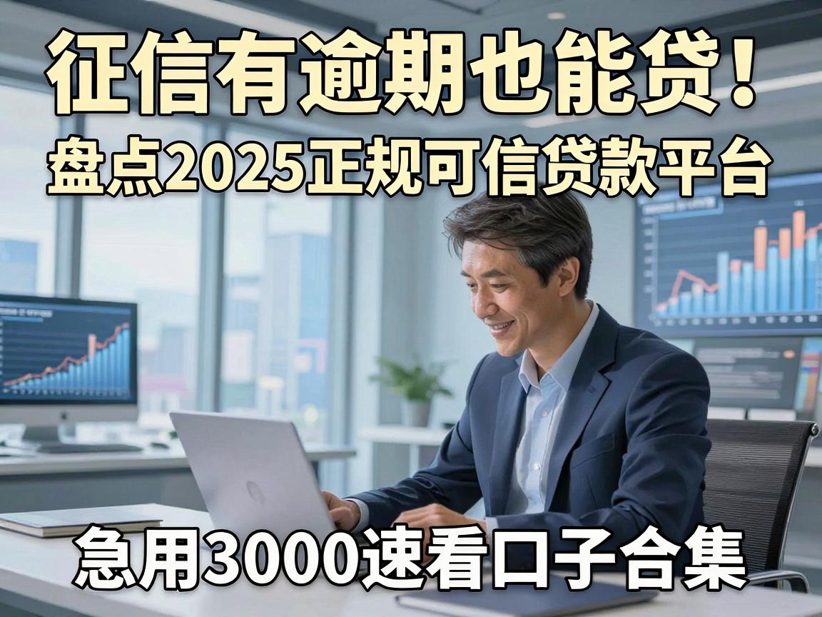 征信有逾期也能贷！盘点2025正规可信贷款平台，急用3000速看口子合集