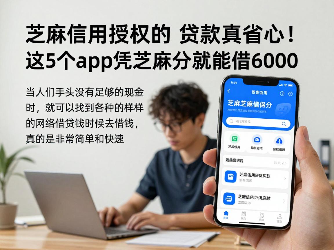 芝麻信用授权的贷款真省心!这5个app凭芝麻分就能借6000