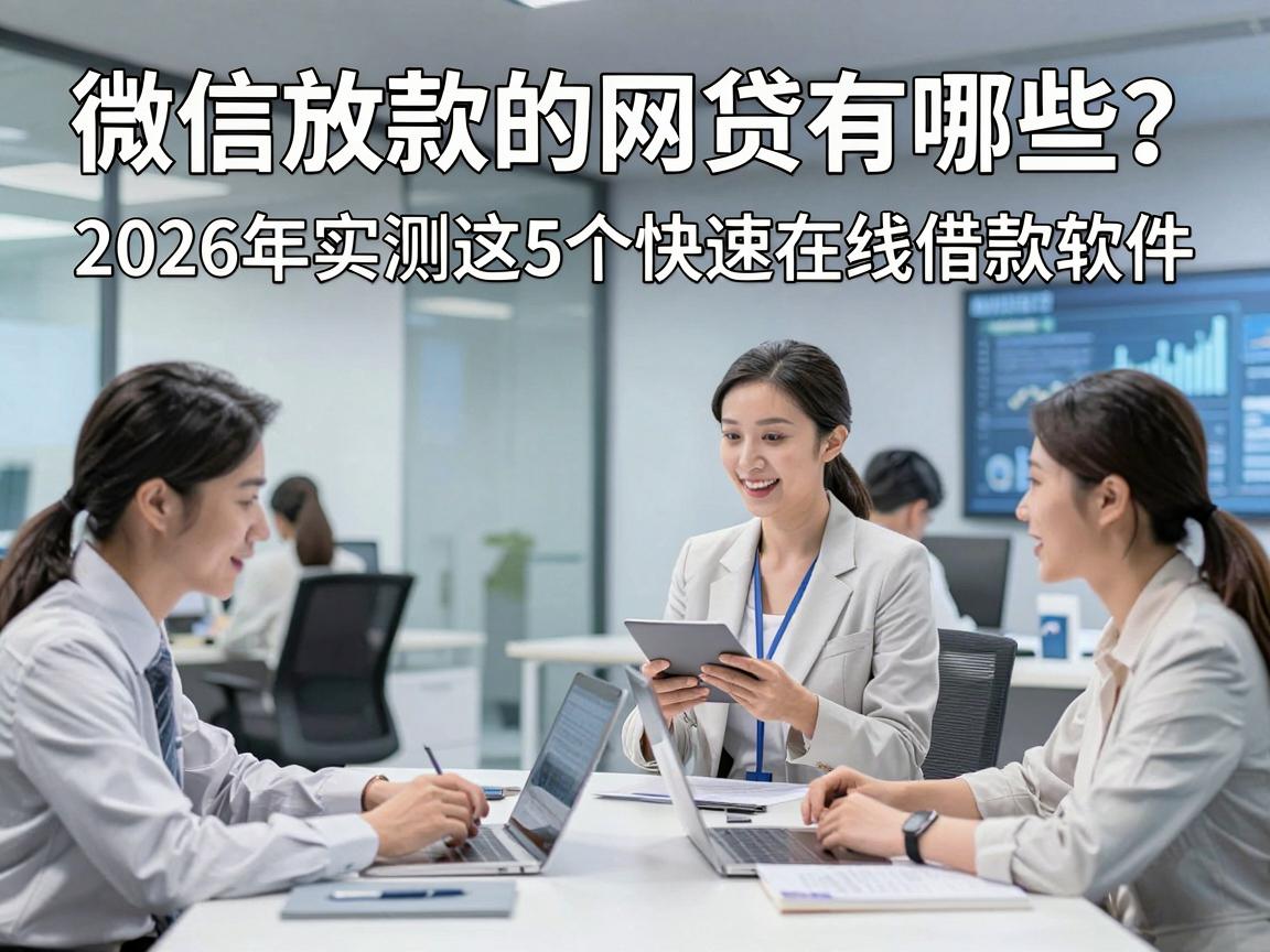 微信放款的网贷有哪些?2026年实测这5个快速在线借款软件