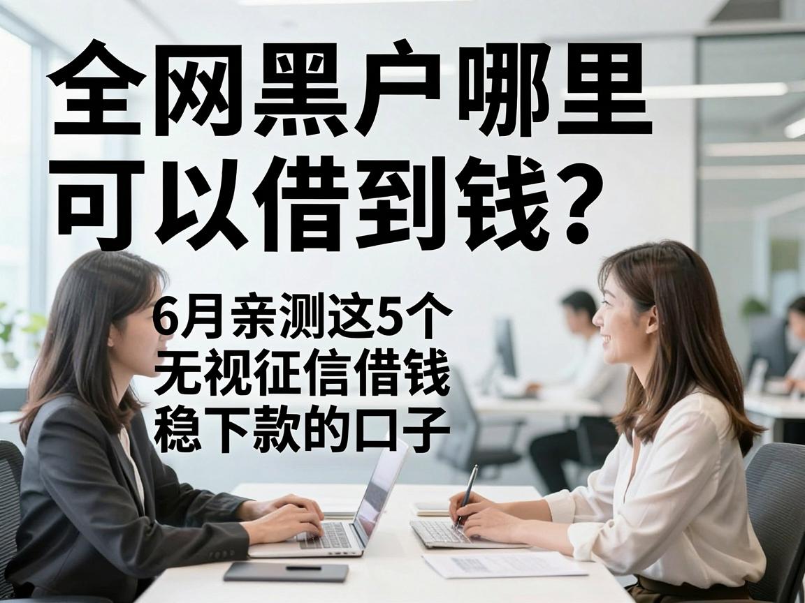 全网黑户哪里可以借到钱?6月亲测这5个无视征信借钱稳下款的口子