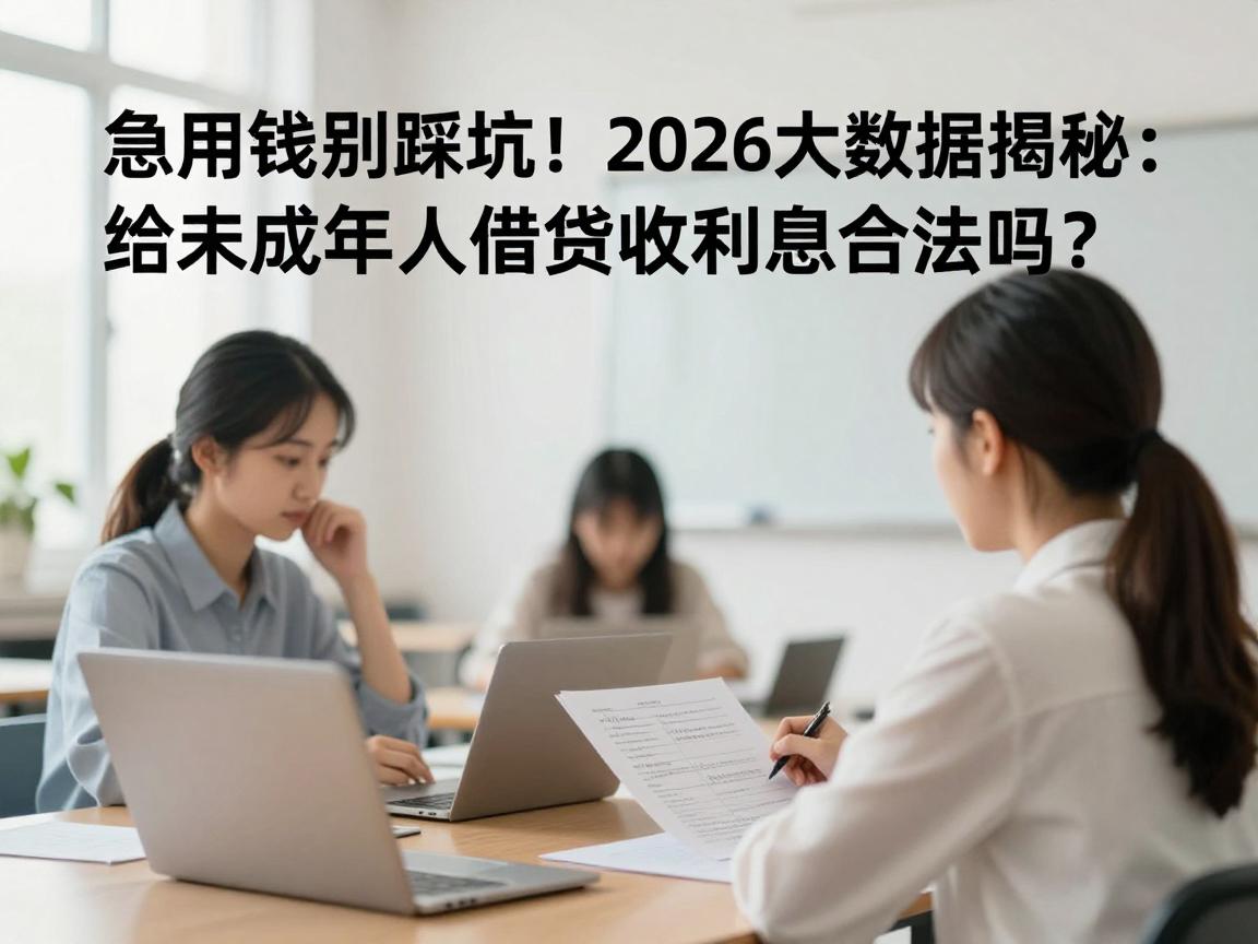 急用钱别踩坑!2026大数据揭秘:给未成年人借钱收利息合法吗?