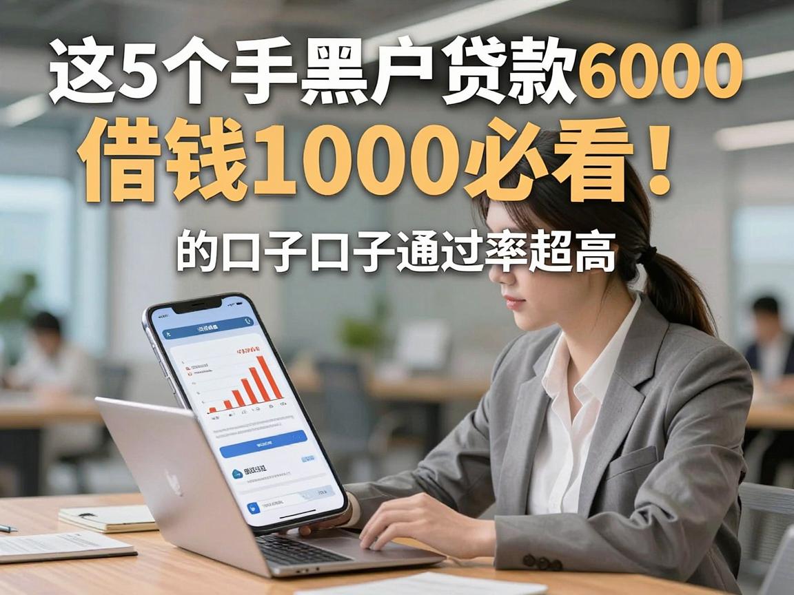 黑户手机上借钱1000必看!这5个黑户贷款6000的口子通过率超高