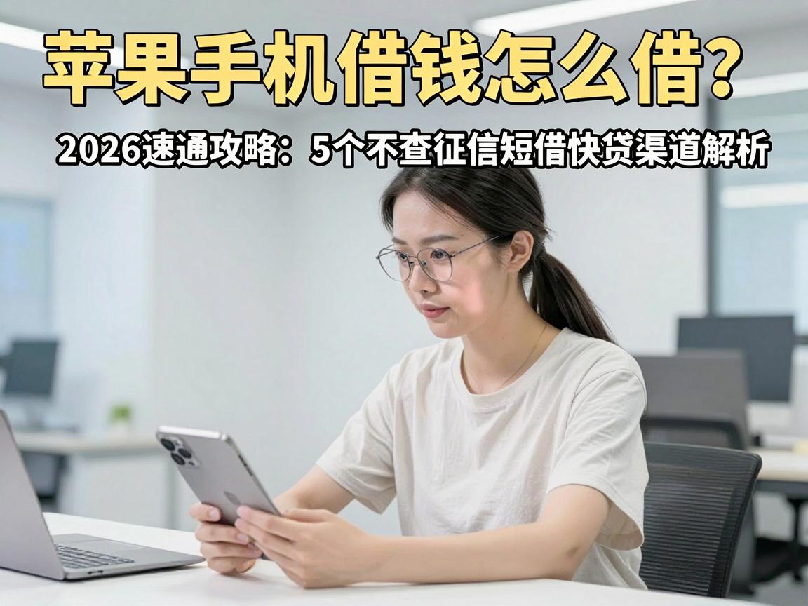 苹果手机借钱怎么借?2026速通攻略:5个不查征信短借快贷渠道解析