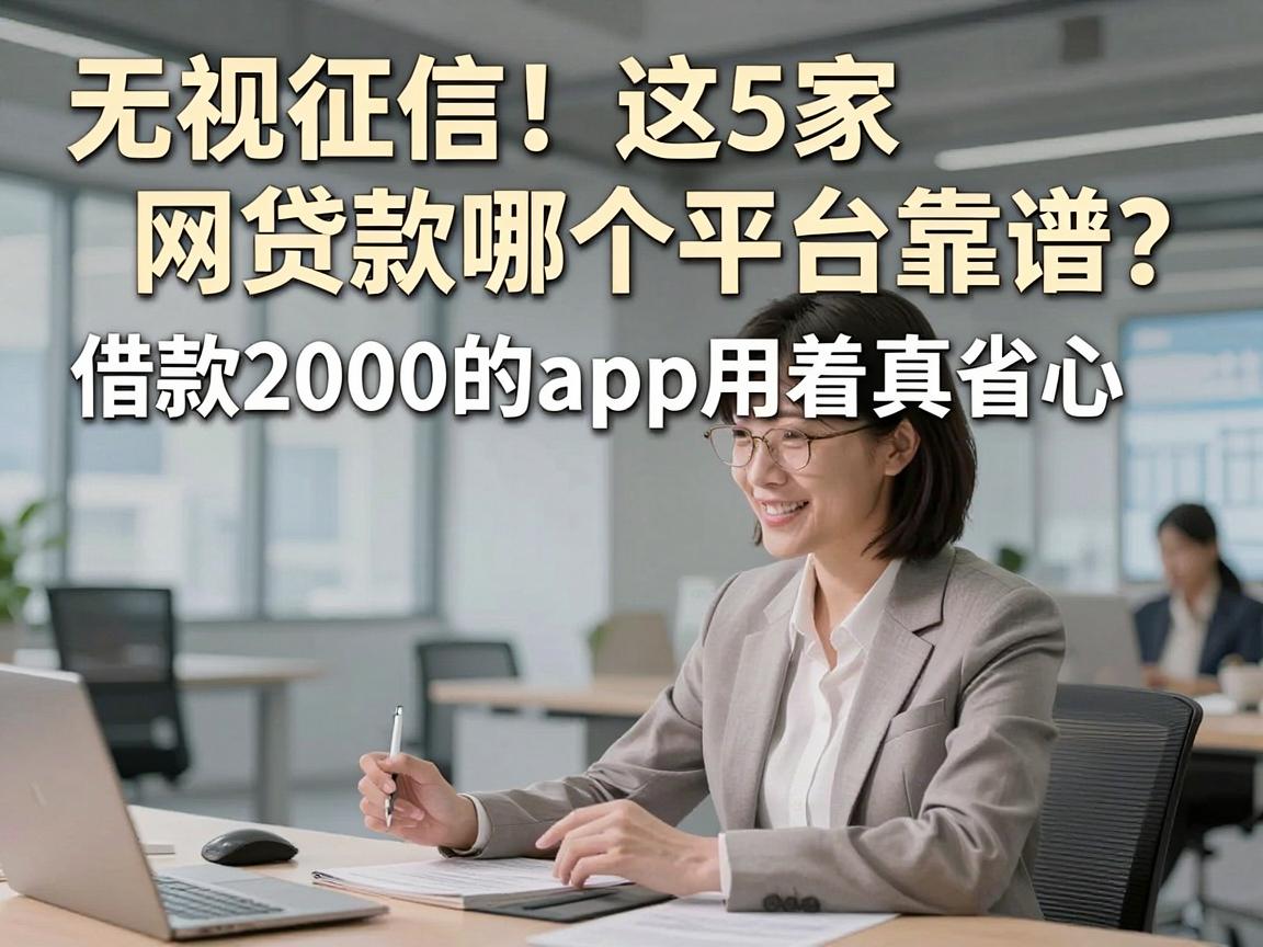 无视征信！这5家网贷款哪个平台靠谱？借款2000的app用着真省心