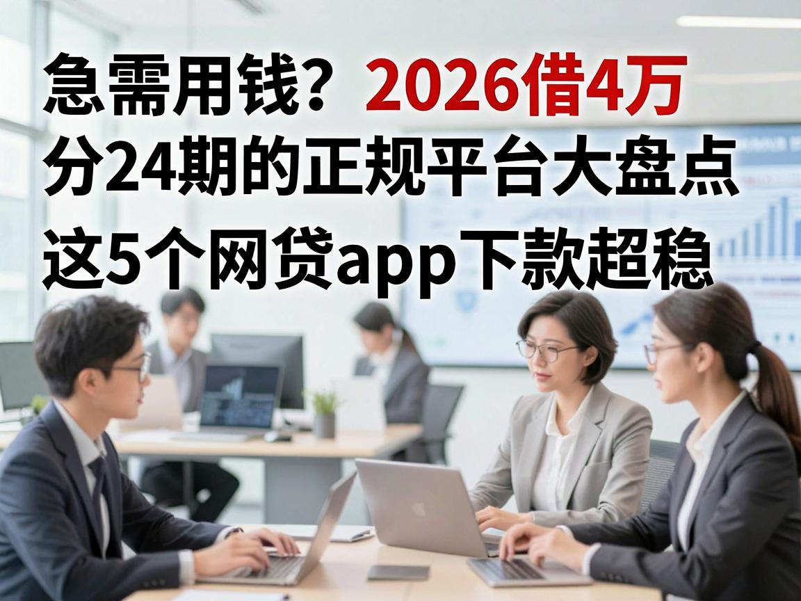 急需用钱?2026借4万分24期的正规平台大盘点,这5个网贷app下款超稳!