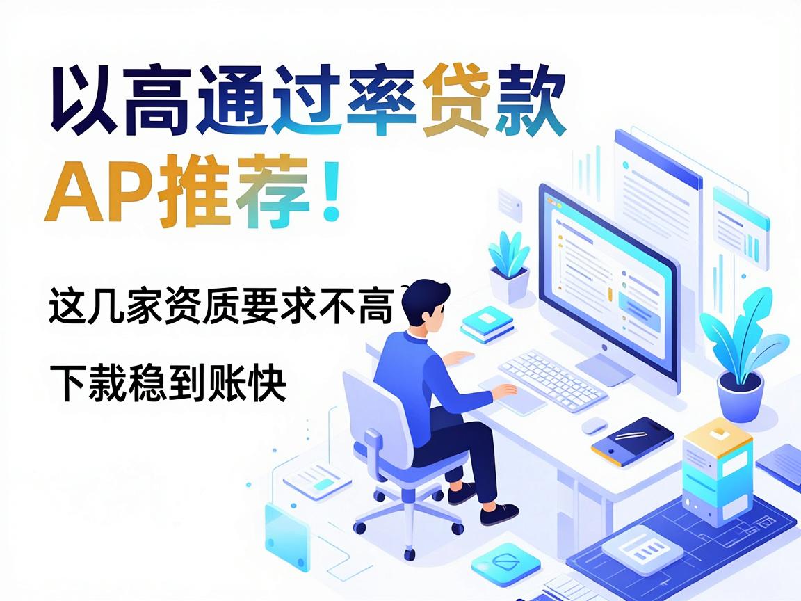 高通过率贷款AP推荐!这几家资质要求不高的借款平台,下款稳到账快