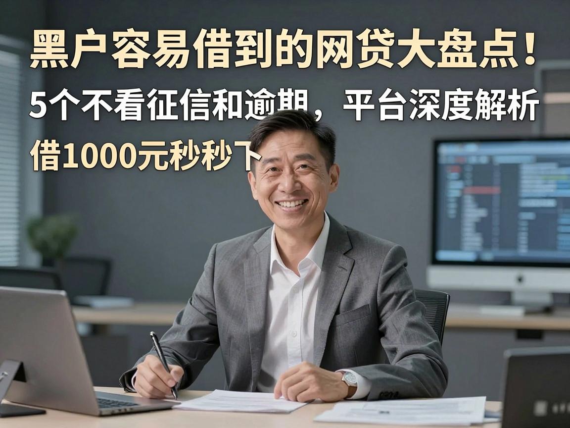 黑户容易借到的网贷大盘点！5个不看征信和逾期、借1000元秒下的平台深度解析