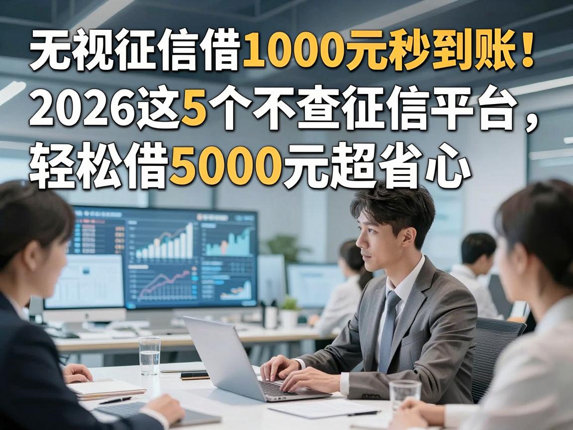 无视征信借1000元秒到账!2026这5个不查征信平台,轻松借5000元超省心