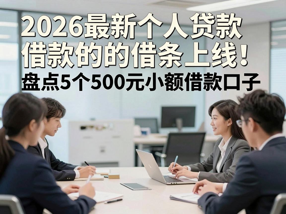 2026最新个人贷款借款的借条上线!盘点5个500元小额借款口子