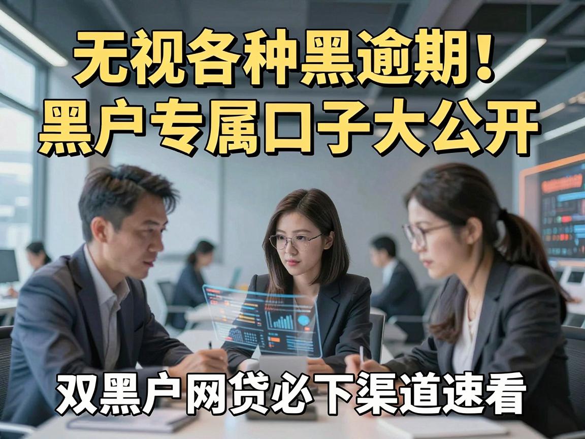 无视各种黑逾期!黑户专属口子大公开,双黑户网贷必下渠道速看