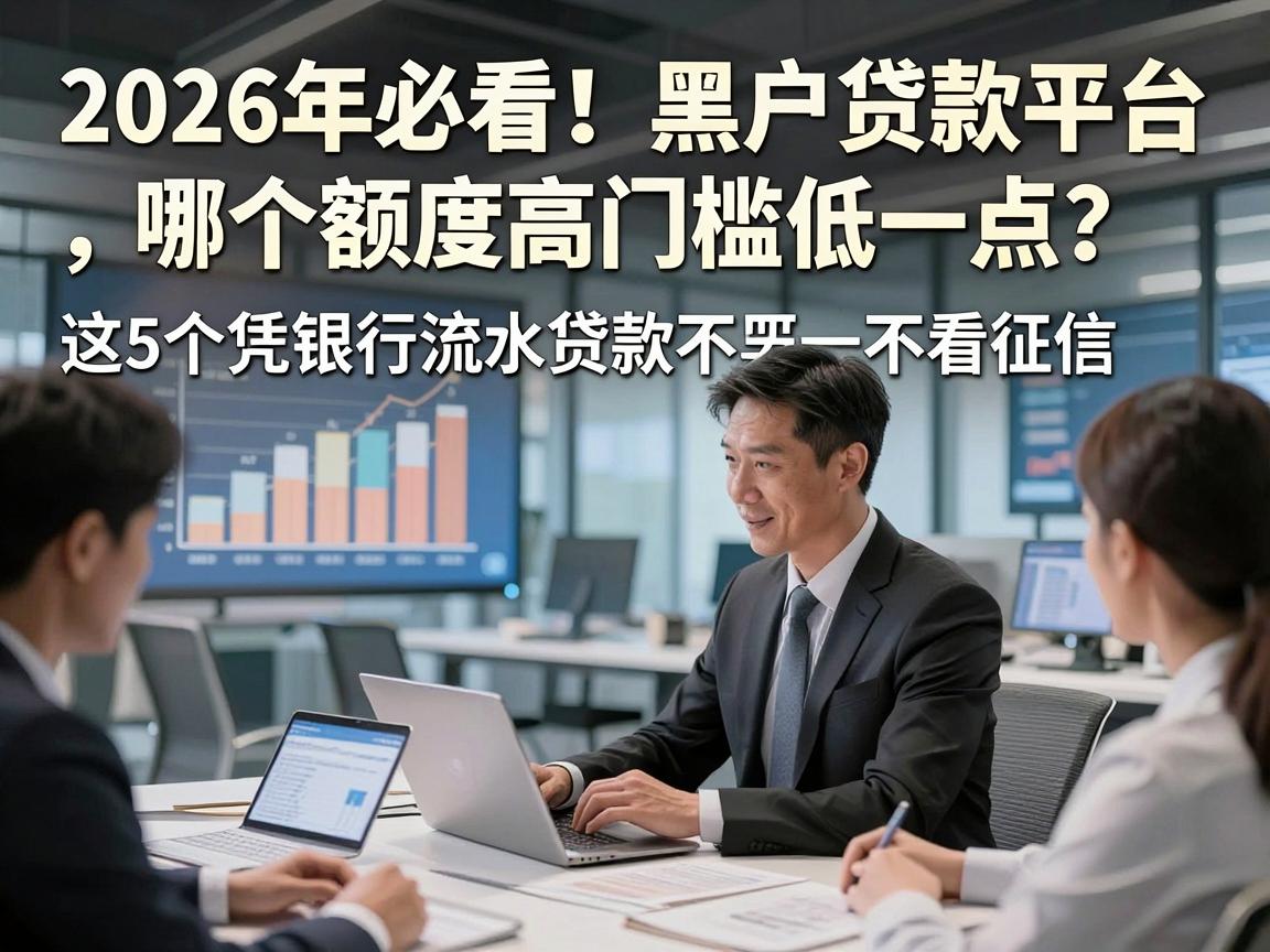 2026年必看!黑户贷款平台哪个额度高门槛低一点?这5个凭银行流水贷款不看征信