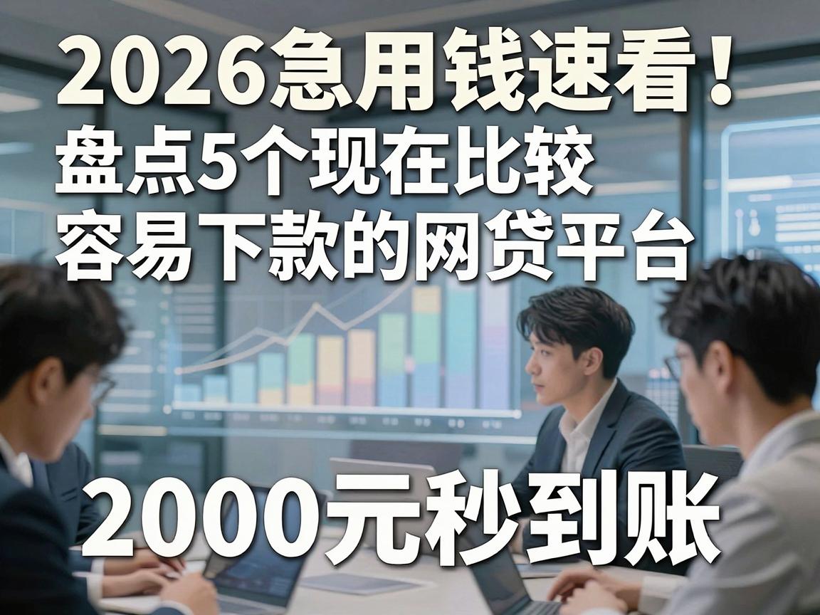 2026急用钱速看!盘点5个现在比较容易下款的网贷平台,2000元秒到账