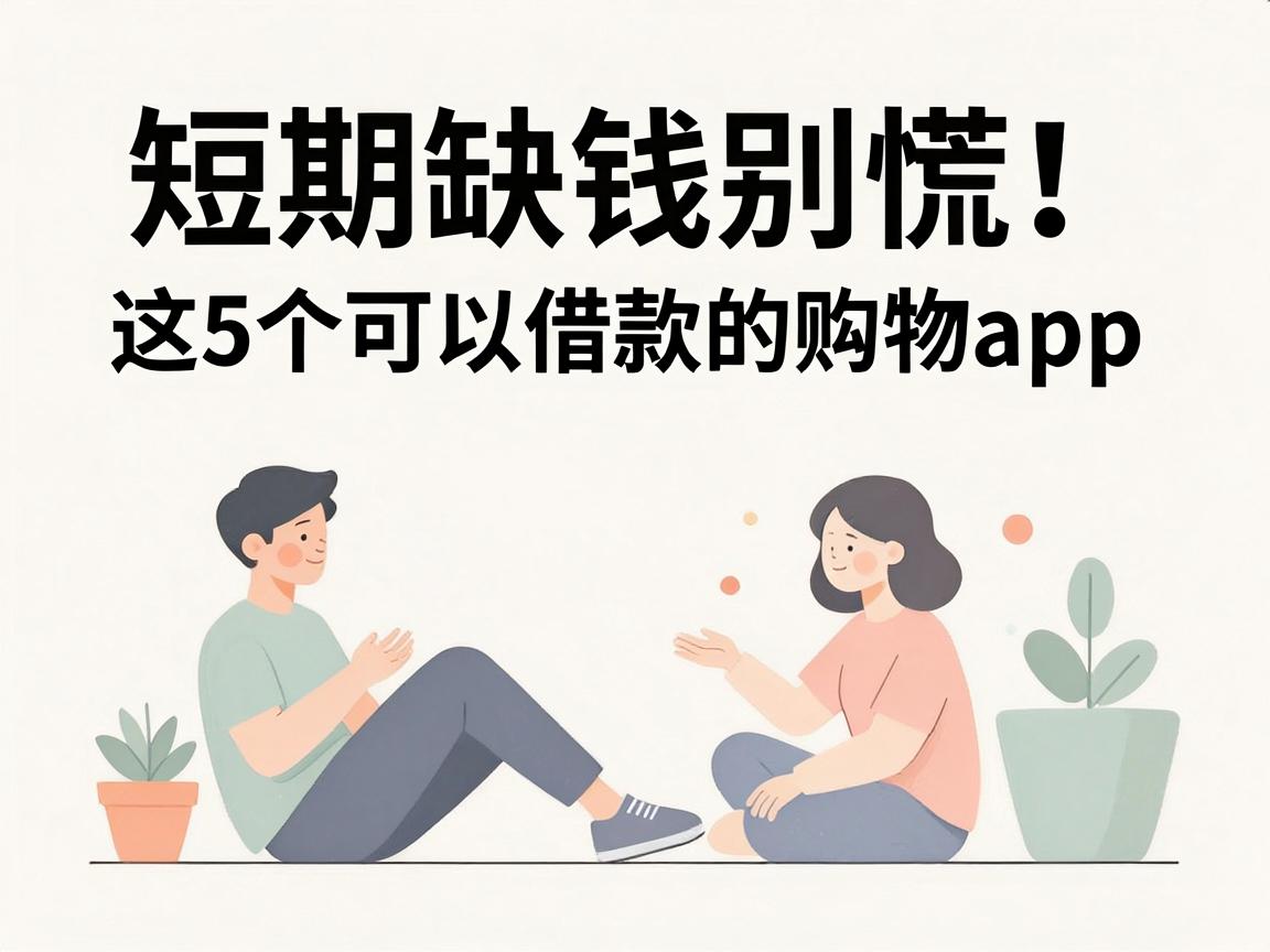 短期缺钱别慌!这5个可以借款的购物app,一键解决资金周转难题
