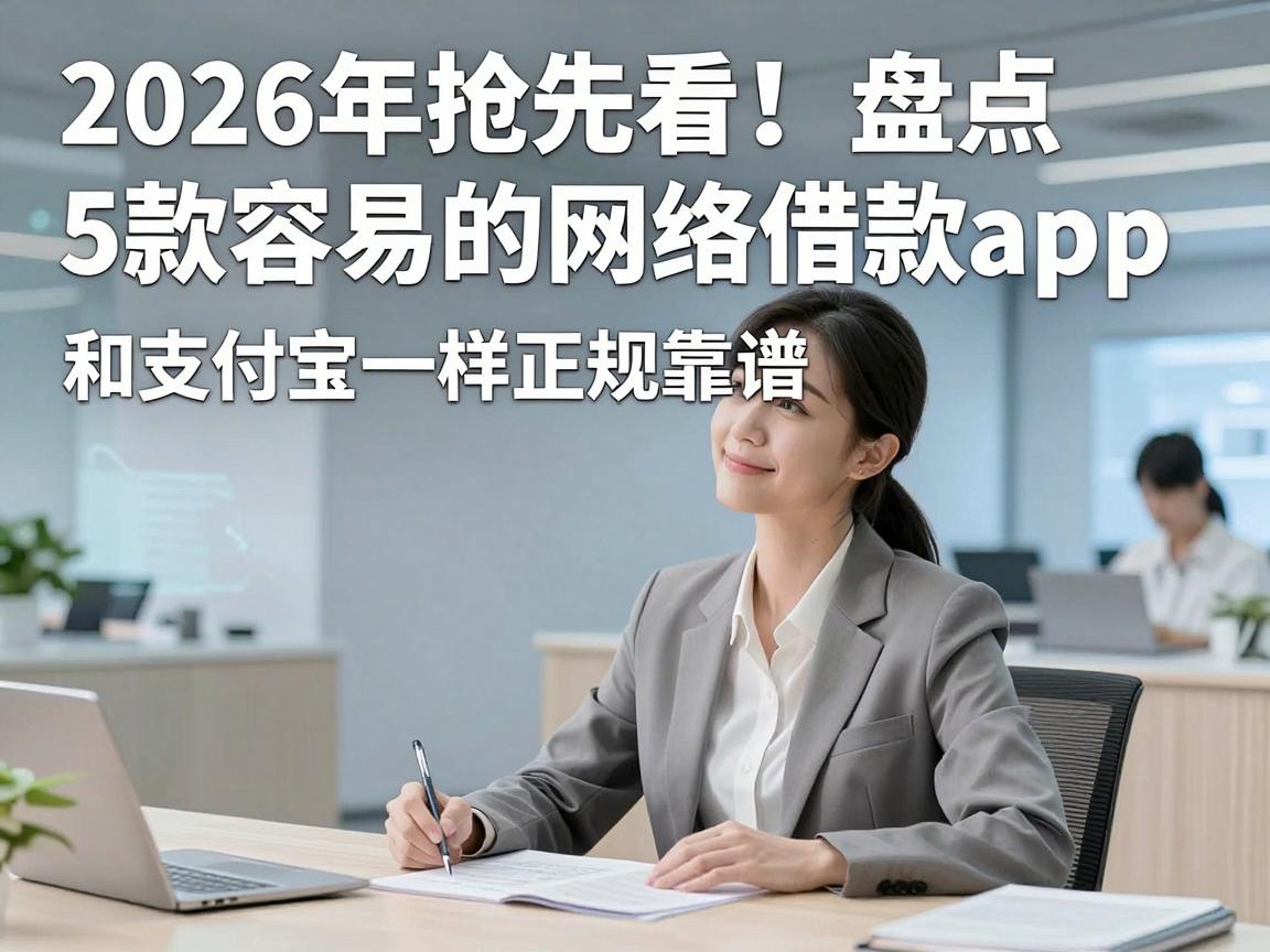 2026年抢先看!盘点5款容易的网络借款app,和支付宝一样正规靠谱