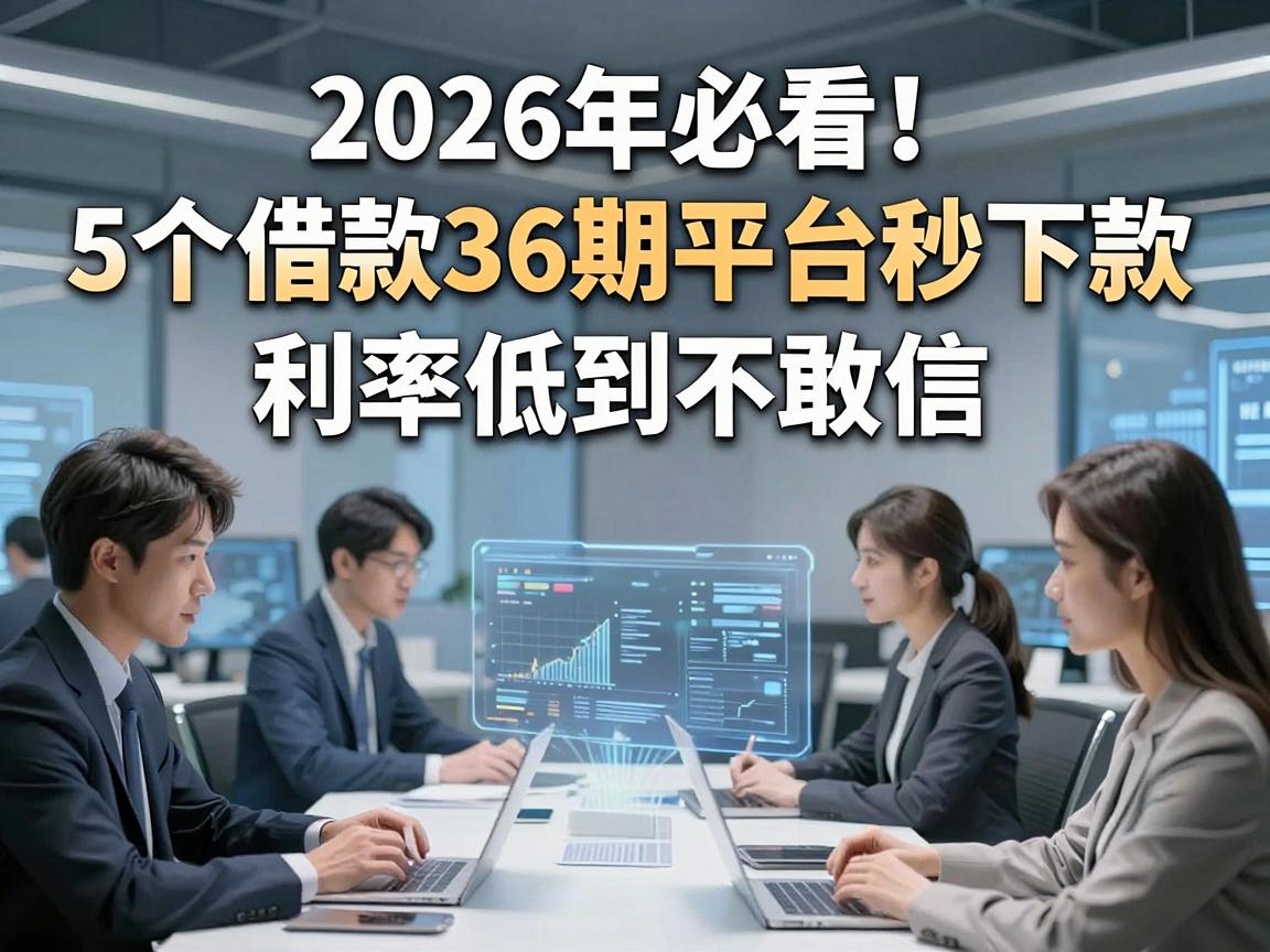 2026年必看!5个借款36期平台秒下款,利率低到不敢信