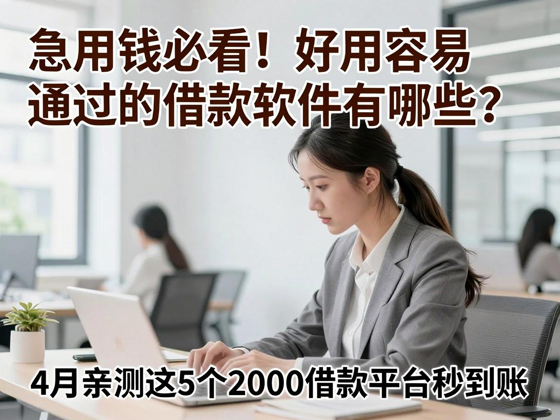 急用钱必看！好用容易通过的借款软件有哪些？4月亲测这5个2000借款平台秒到账