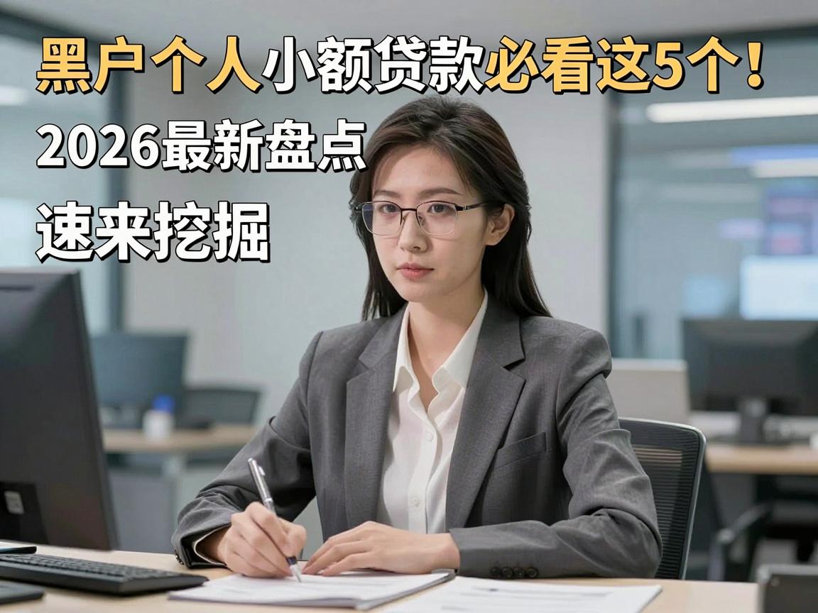 黑户个人小额贷款必看这5个!2026最新盘点,速来挖掘!