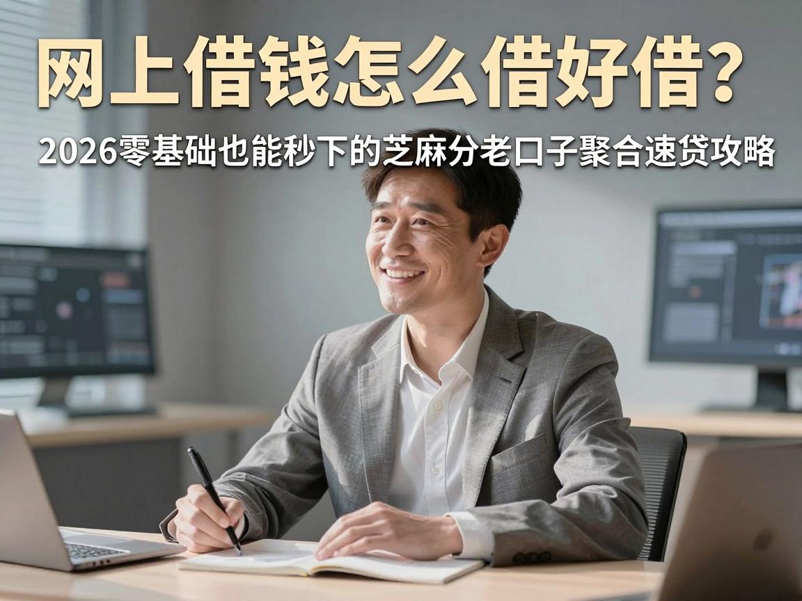 网上借钱怎么借好借?2026零基础也能秒下的芝麻分老口子聚合速贷攻略