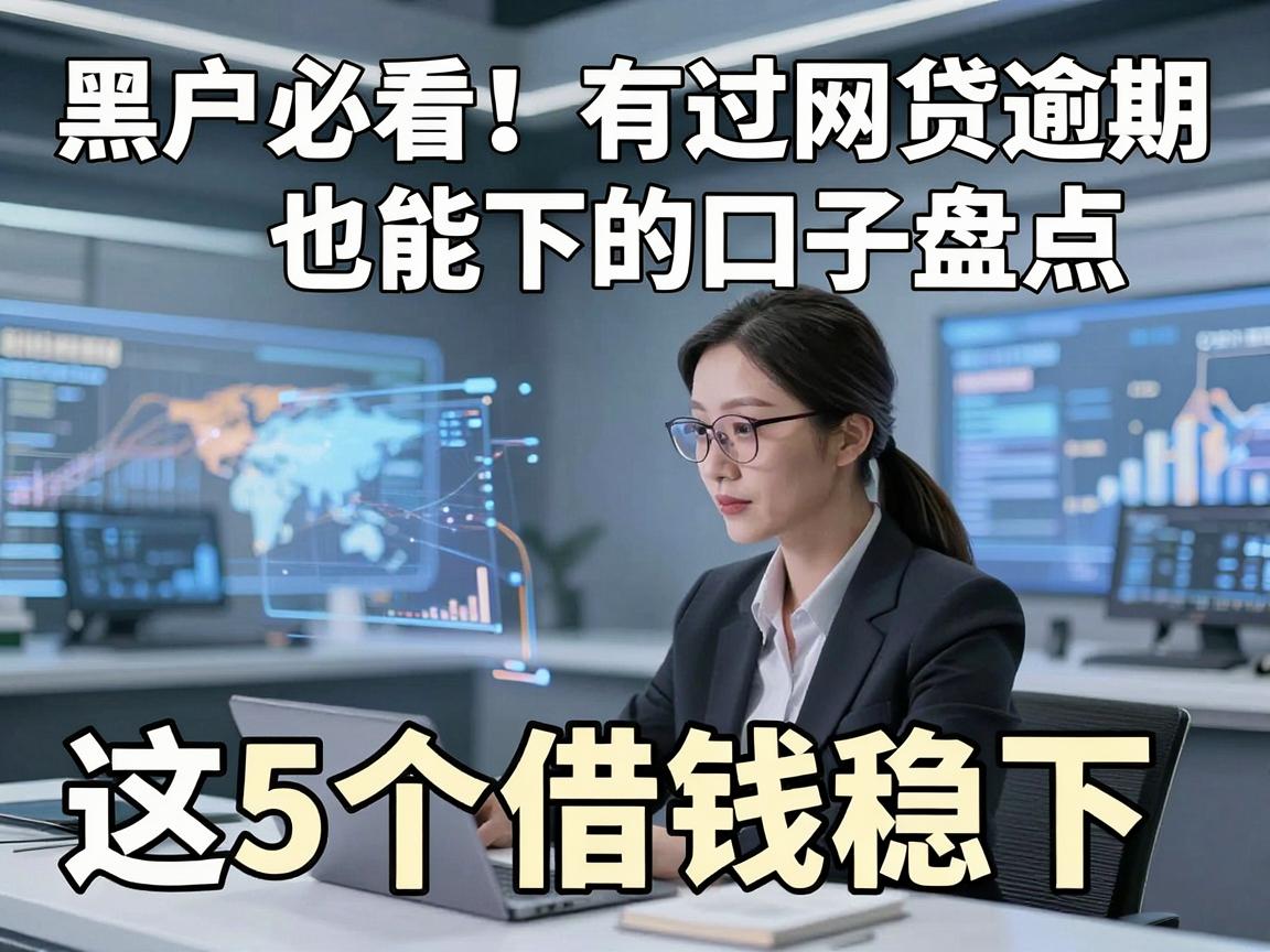 黑户必看！有过网贷逾期也能下的口子盘点，这5个借钱稳下