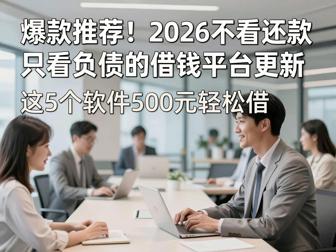 爆款推荐！2026不看还款只看负债的借钱平台更新，这5个软件500元轻松借