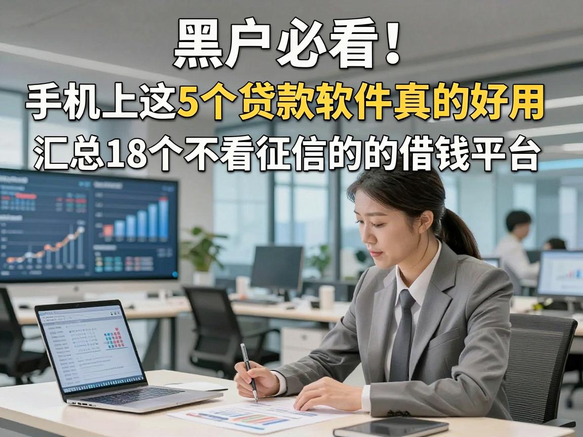 黑户必看!手机上这5个贷款软件真的好用,汇总18个不看征信的借钱平台