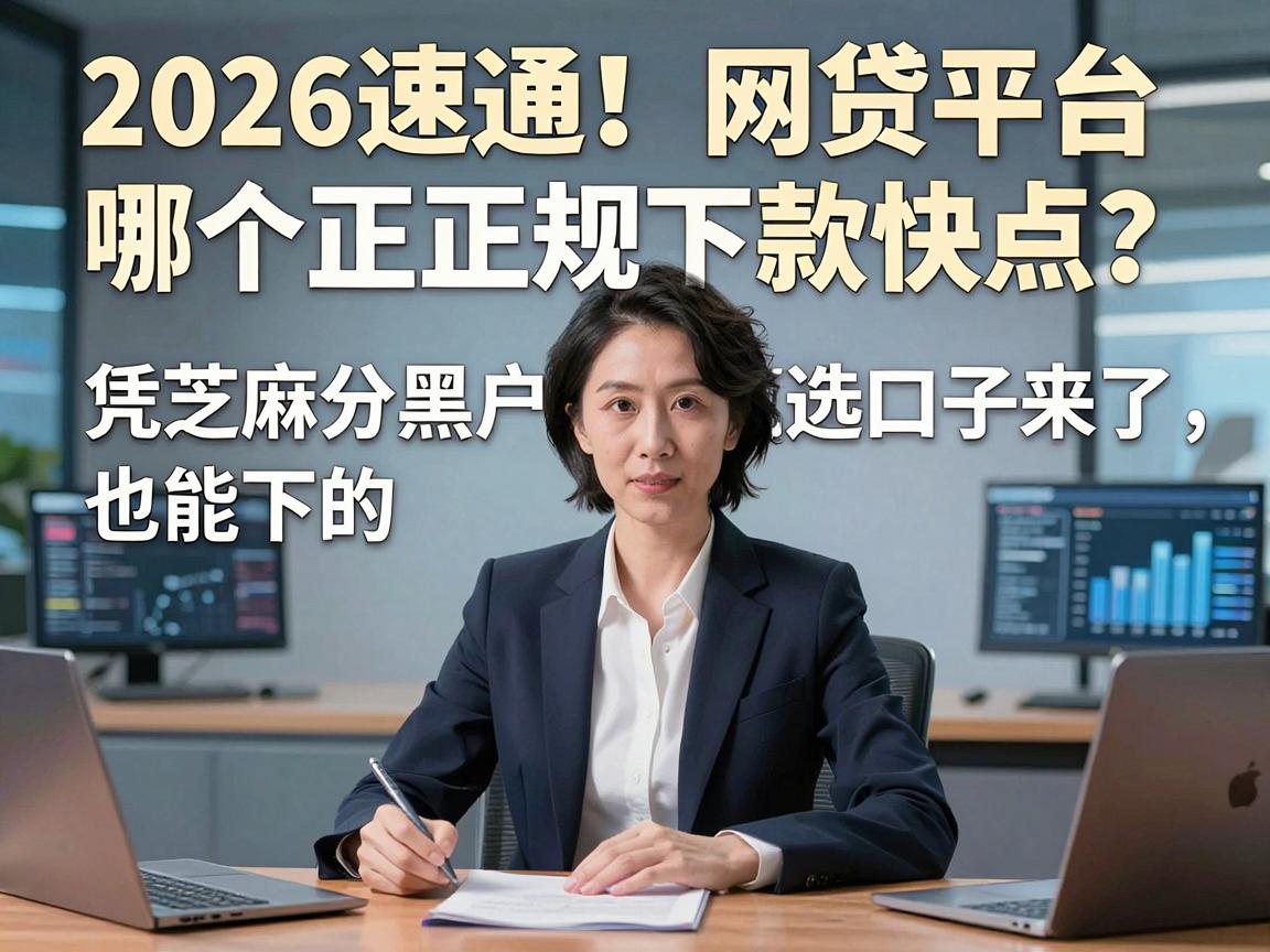 2026速通！网贷平台哪个正规下款快点？凭芝麻分黑户也能下的甄选口子来了