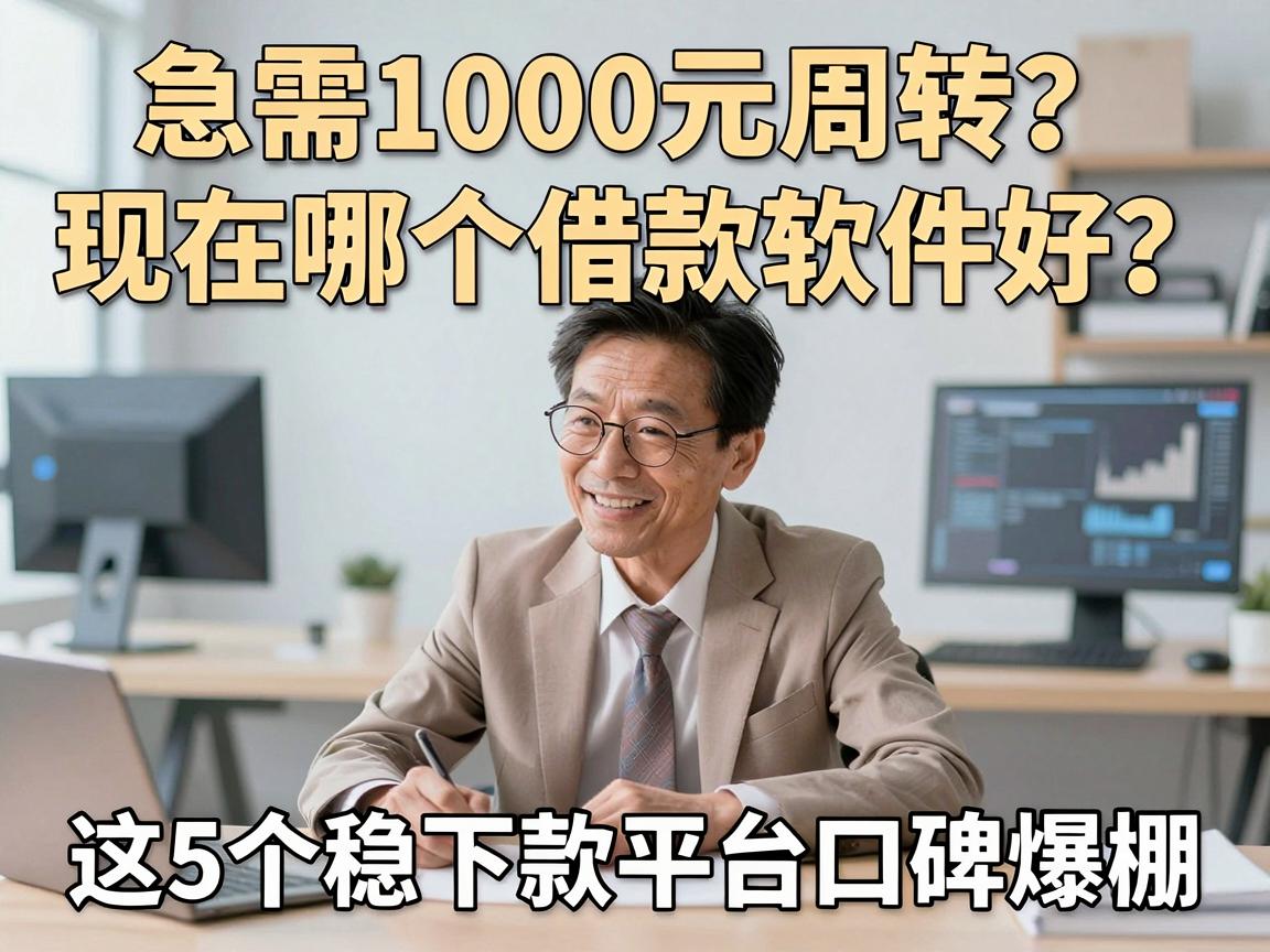 急需1000元周转？现在哪个借款软件好？这5个稳下款平台口碑爆棚