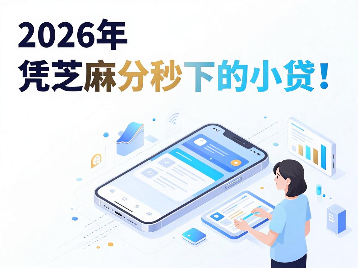 苹果手机有些软件没有网?2026年数据揭秘5个凭芝麻分秒下的小贷!