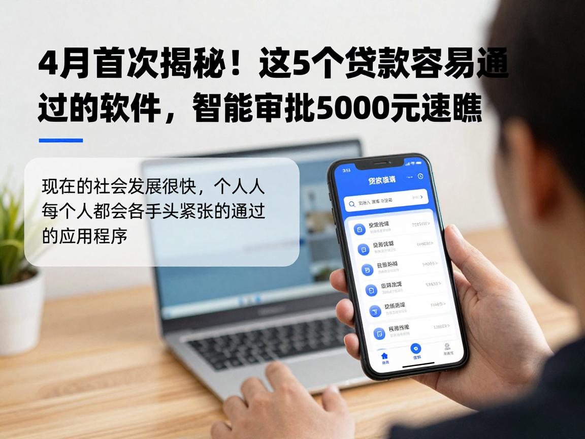 4月首次揭秘!这5个贷款容易通过的软件,智能审批5000元速瞧
