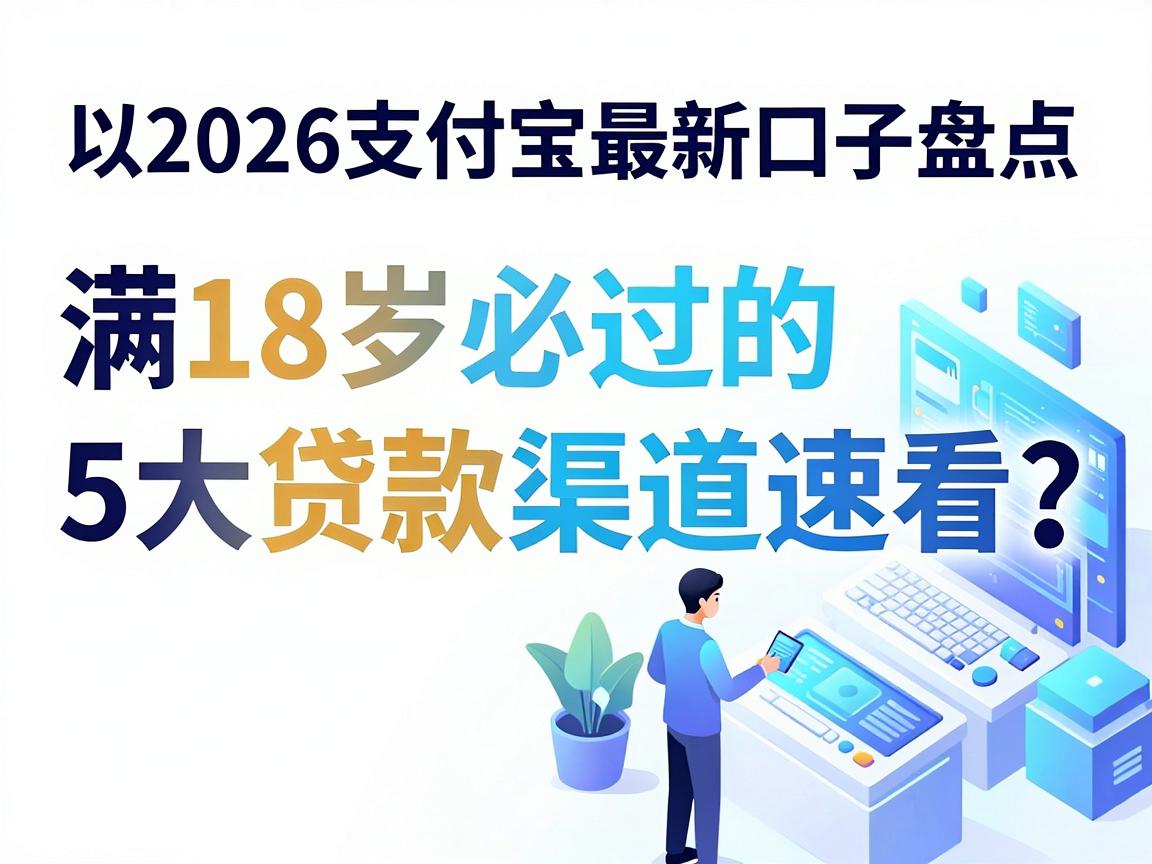 2026支付宝最新口子盘点:满18岁必过的5大贷款渠道速看