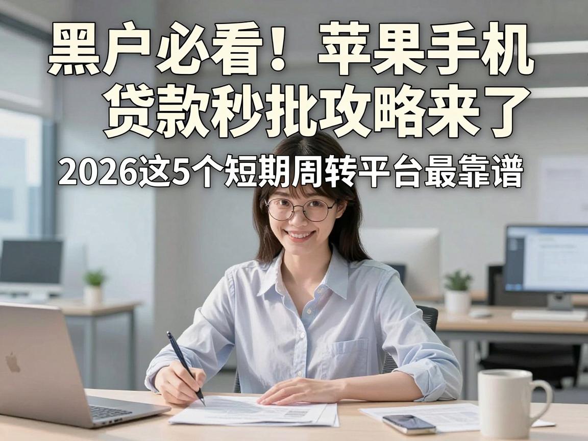 黑户必看!苹果手机贷款秒批攻略来了,2026这5个短期周转平台最靠谱