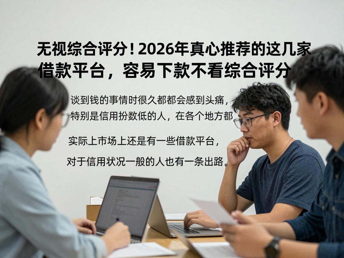 无视综合评分！2026年真心推荐的这几家借款平台，容易下款不看综合评分
