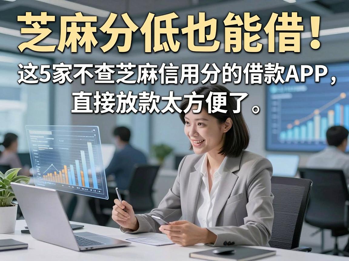 芝麻分低也能借!这5家不查芝麻信用分的借款APP,直接放款太方便了