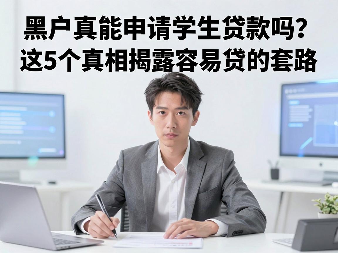 黑户真能申请学生贷款吗?这5个真相揭露容易贷的套路!