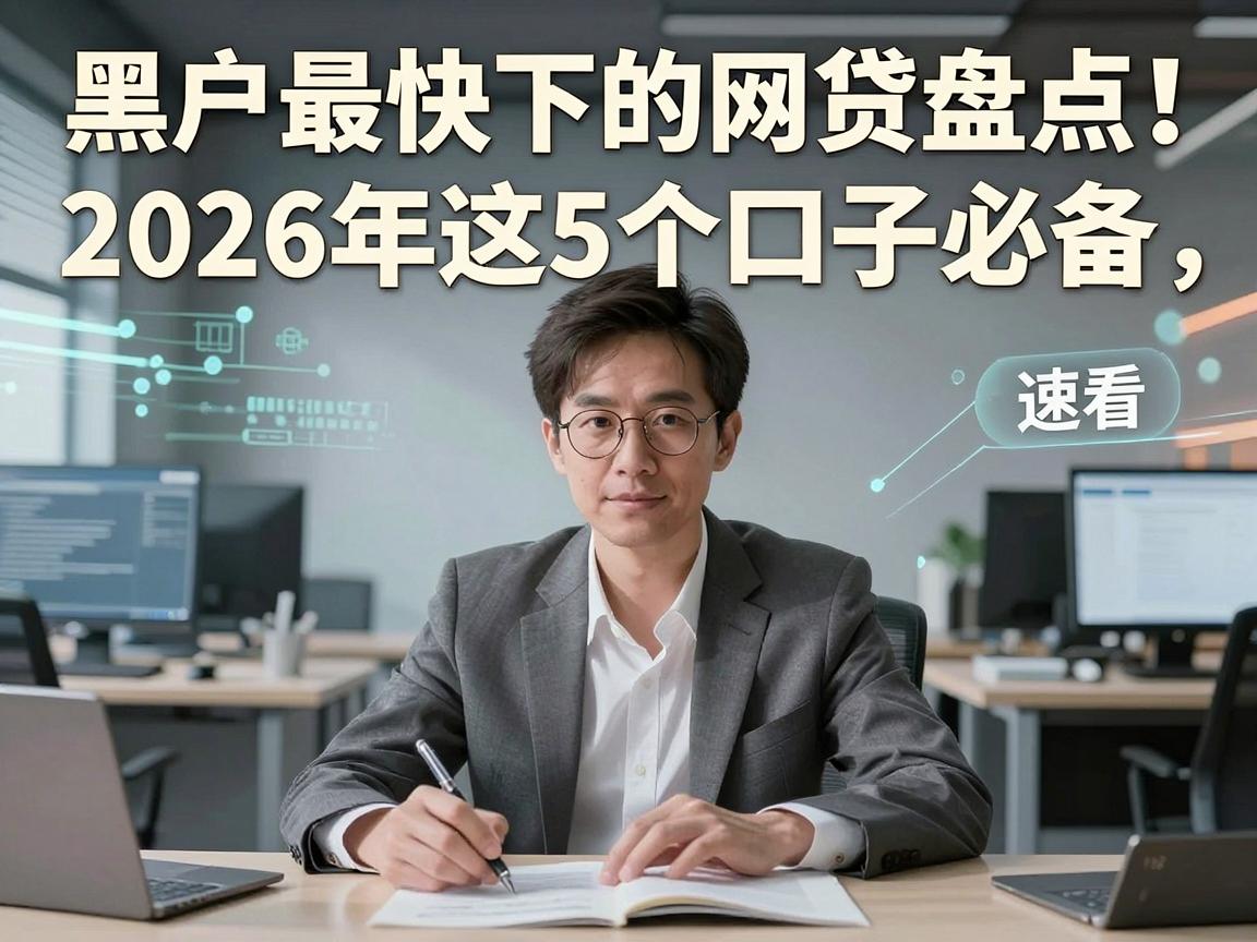 黑户最快下的网贷盘点!2026年这5个口子必备,速看
