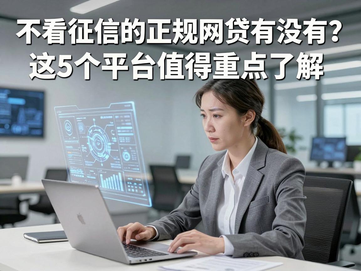 不看征信的正规网贷有没有？这5个平台值得重点了解！