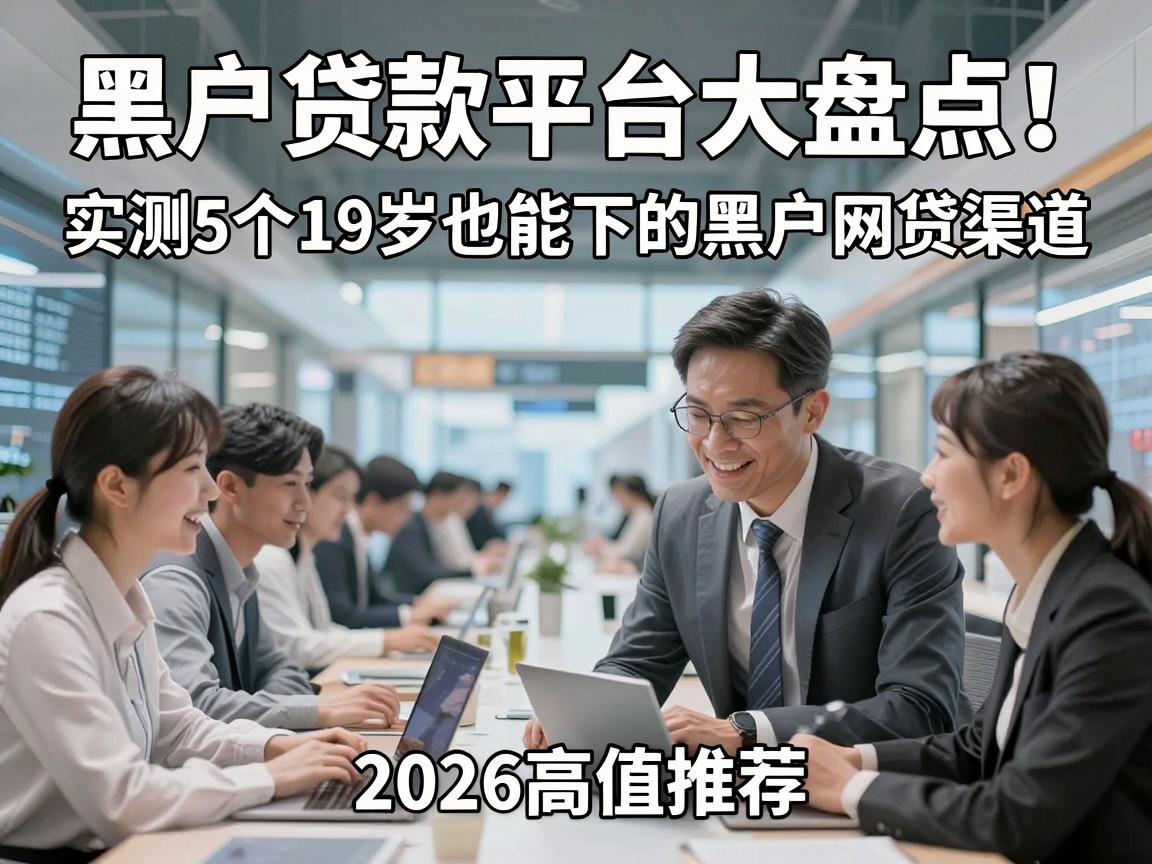 黑户贷款平台大盘点!实测5个19岁也能下的黑户网贷渠道,2026高值推荐