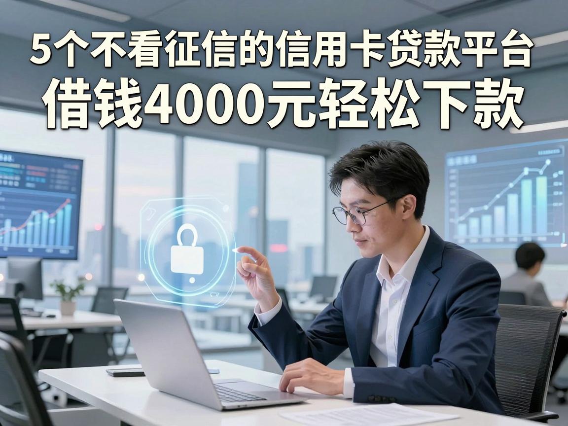 5个不看征信的信用卡贷款平台,借钱4000元轻松下款